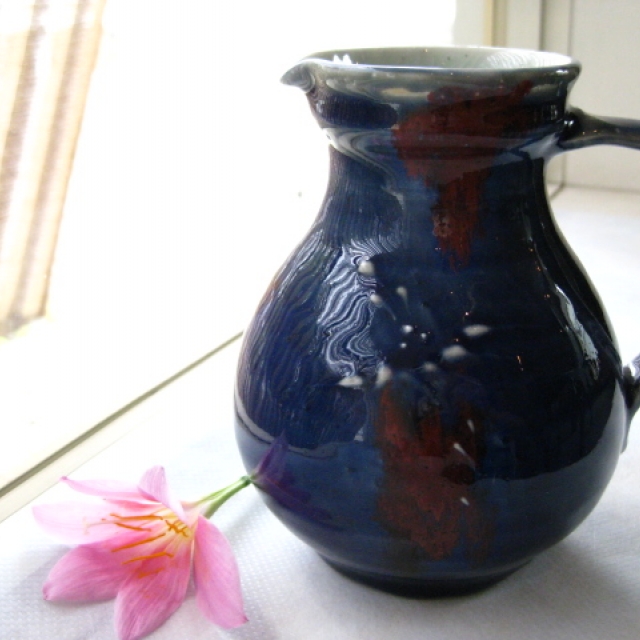 砥部焼・手作り花瓶アイコン
