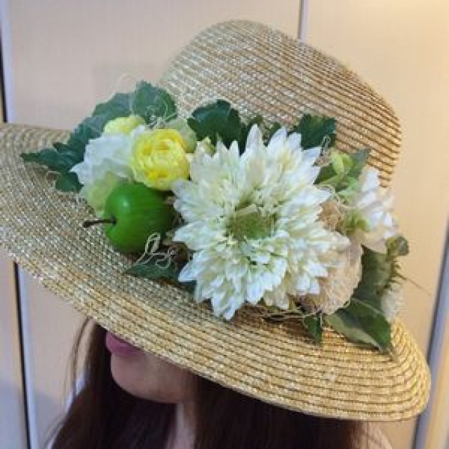 夏のクロシェ　ハット
